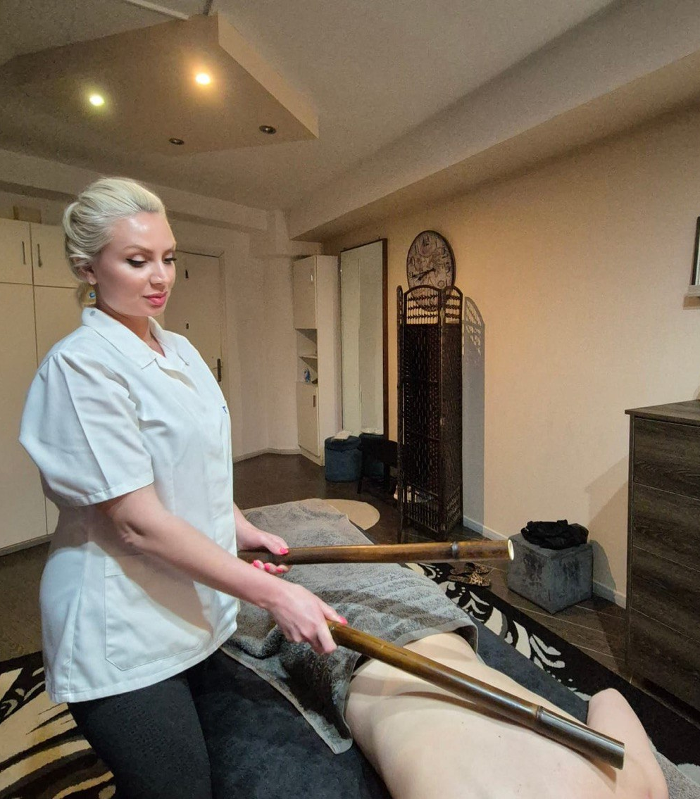 Photo of a massage therapist